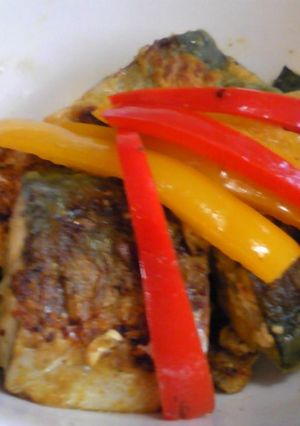 鯖とパプリカのカレー風味-レシピのメイン写真