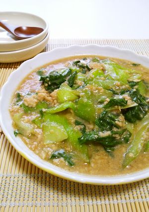 チンゲン菜の和風そぼろ煮-レシピのメイン写真