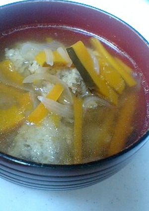 餃子のタネが残ったら作るスープ-レシピのメイン写真