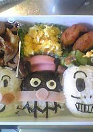 キャラ弁☆アンパンマンたち。-レシピのメイン写真