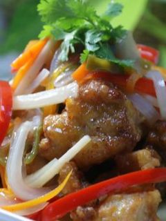 鶏のから揚げの野菜あんかけ-レシピのメイン写真