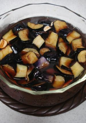 揚げ茄子の酢醤油漬け-レシピのメイン写真
