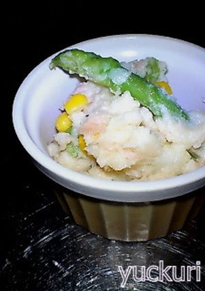 ﾁｮｲ甘?ｶﾝﾀﾝ春色ﾎﾟﾃﾄｻﾗﾀﾞ✈-レシピのメイン写真