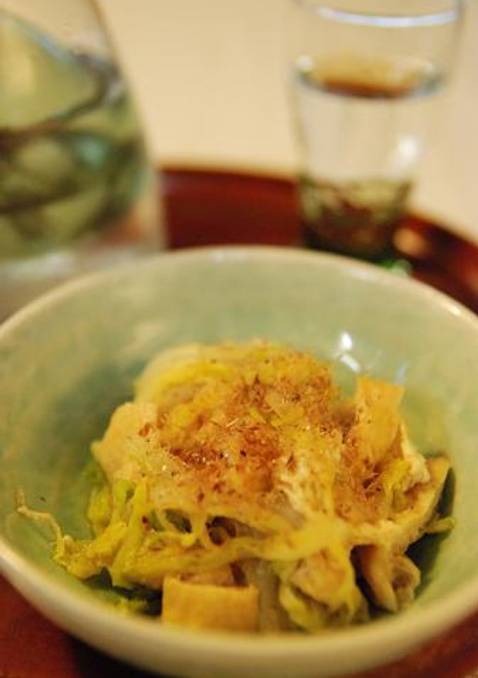 白菜と揚げの煮浸し！-レシピのメイン写真