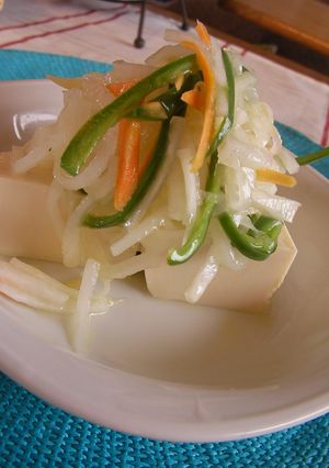 野菜たっぷりオリーブやっこ-レシピのメイン写真