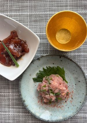 鮪カマタタキと花椒醤油漬け-レシピのメイン写真
