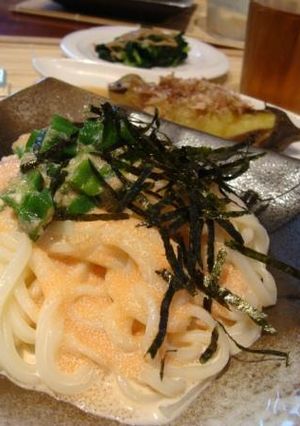 簡単！めんたいマヨの冷製うどん-レシピのメイン写真