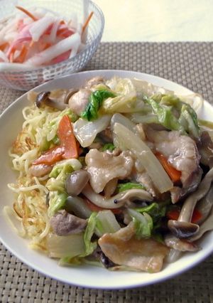 お野菜たっぷり!簡単あんかけかた焼きそば-レシピのメイン写真