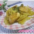 玉ねぎと鶏むね肉のオイカレーマヨ炒め☆