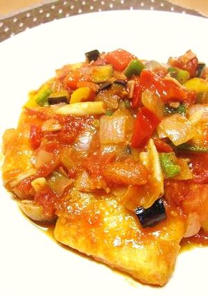 彩り夏野菜のイタリアン揚げ出し豆腐-レシピのメイン写真