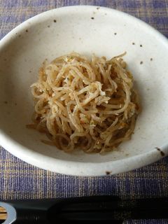 ピリ辛☆糸コン&シラスの生姜炒め煮-レシピのメイン写真
