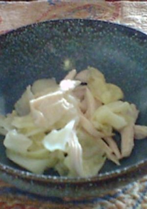 鶏とキャベツのさっぱりレンジ酒蒸し-レシピのメイン写真