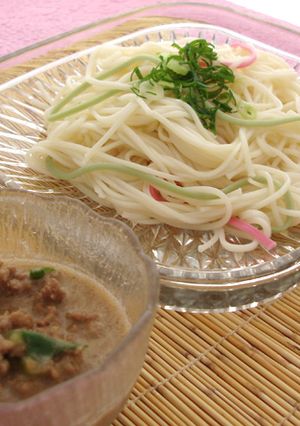 簡単アレンジ★坦々麺風！つけだれそうめん-レシピのメイン写真