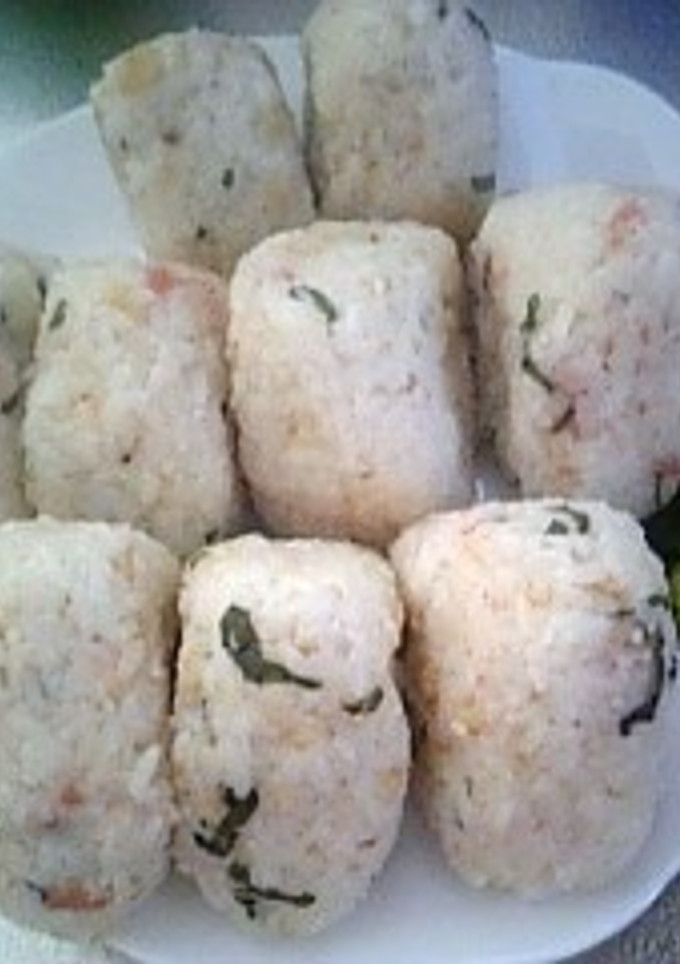 かんたん「揚げ玉おにぎり」-レシピのメイン写真