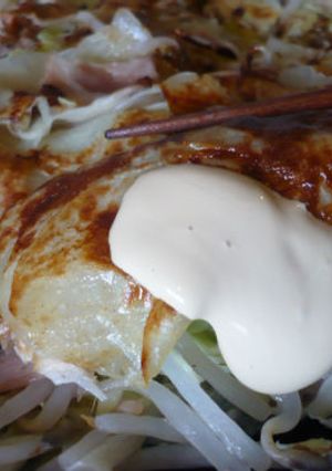 鮭とじゃがいもの広島風お好み焼き-レシピのメイン写真