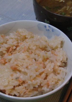炊き込みしゃけごはん-レシピのメイン写真
