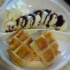 รูปของ ヘルシー!?　ワッフル風　ホットケーキ♪