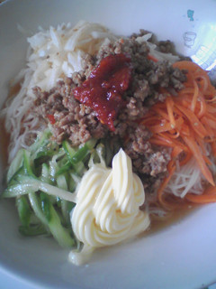 生野菜のナムルでビビンバ麺-レシピのメイン写真