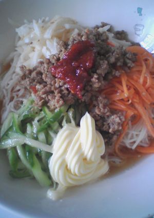 生野菜のナムルでビビンバ麺-レシピのメイン写真