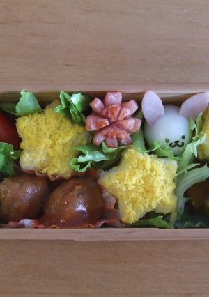 七夕のお弁当☆ﾋﾟｶﾋﾟｶお星様☆-レシピのメイン写真