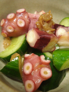 きゅうりとたこの梅醤油和え-レシピのメイン写真