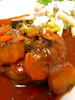 野菜たっぷり煮込みハンバーグ☆-レシピのメイン写真