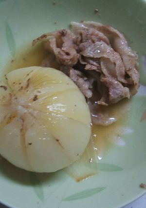 玉ねぎ丸ごと煮　簡単安い！-レシピのメイン写真