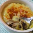 残りポタージュで☆きのこのグラタン