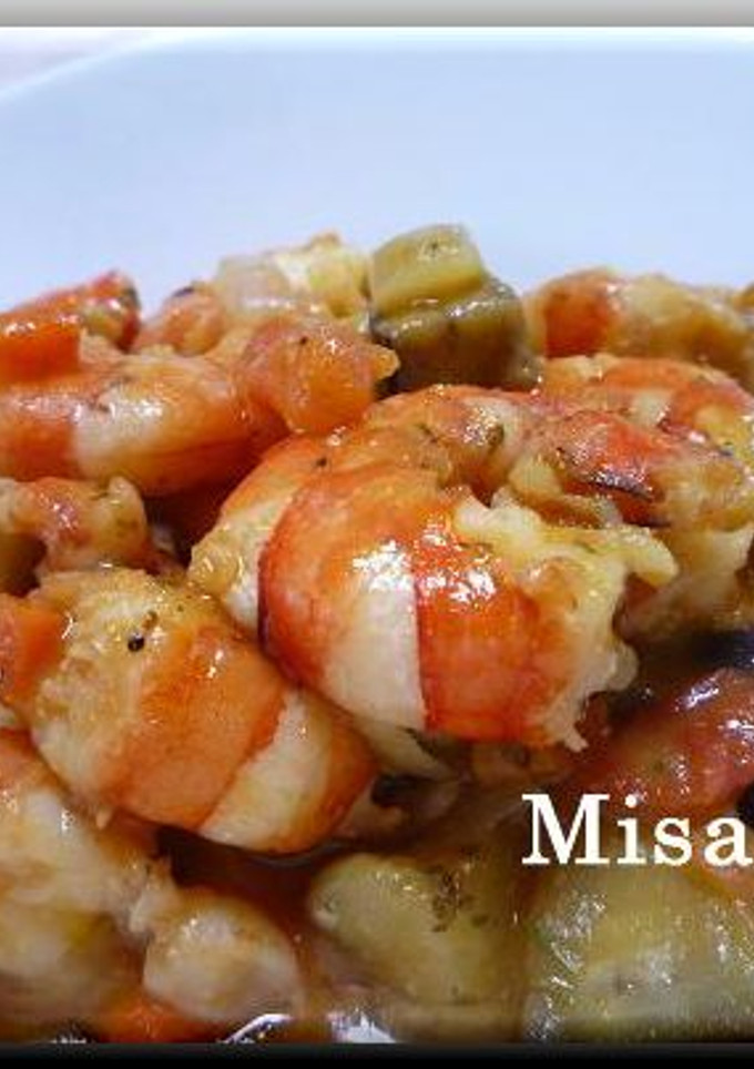 えびのトマトの炒め煮-レシピのメイン写真
