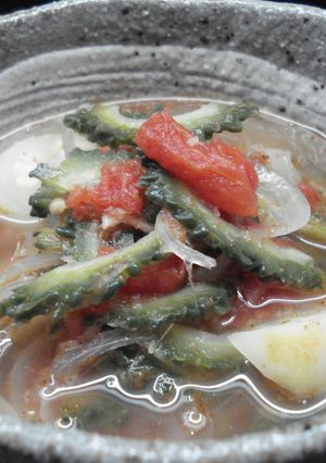 夏野菜のスープ-レシピのメイン写真