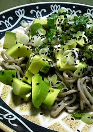 【夏限定】アボカドと紫蘇の香り蕎麦-レシピのメイン写真