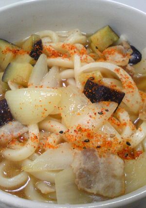 肉汁うどん～たっぷりごま油～-レシピのメイン写真