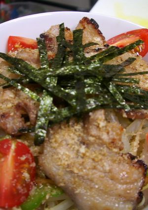豚塩カルビ丼　さっぱり味-レシピのメイン写真