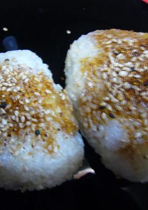 ☆七味ごましょうゆ焼きおにぎり☆-レシピのメイン写真