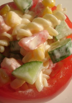 野菜たっぷり♪トマトのカップサラダ♪-レシピのメイン写真