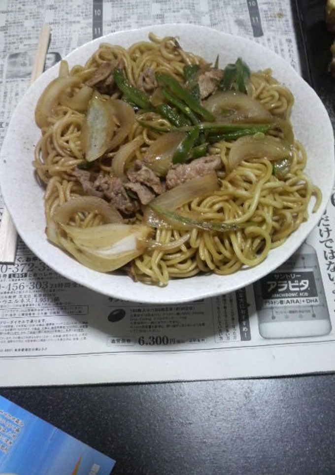 ﾎﾙﾓﾝだれで焼きそば♪-レシピのメイン写真