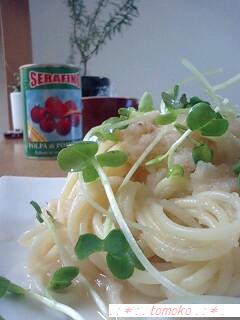 大根と梅肉の冷製パスタ♪-レシピのメイン写真