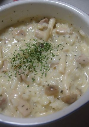 トロ~リ濃厚♪バジル風味のチーズリゾット-レシピのメイン写真