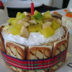 รูปของ ♥祝い♥1歳　バースデーケーキ