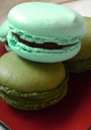 フレッシュハーブで☆チョコミントマカロン-レシピのメイン写真
