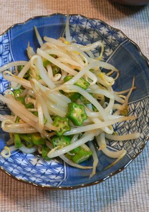 スピード料理☆もやしオクラゆず胡椒和え-レシピのメイン写真