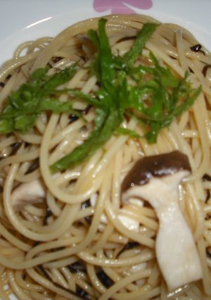 混ぜるだけ❤キノコと塩コンブの和風パスタ-レシピのメイン写真