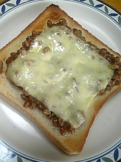 納豆チーズトースト^^-レシピのメイン写真