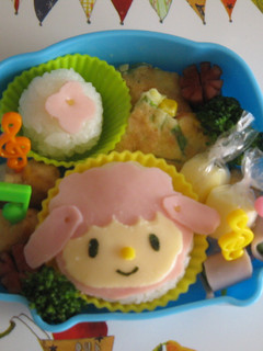 キャラ弁 マイメロ ピアノちゃん -レシピのメイン写真