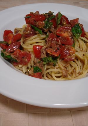 トマトの冷製パスタ❤バルサミコ風味-レシピのメイン写真