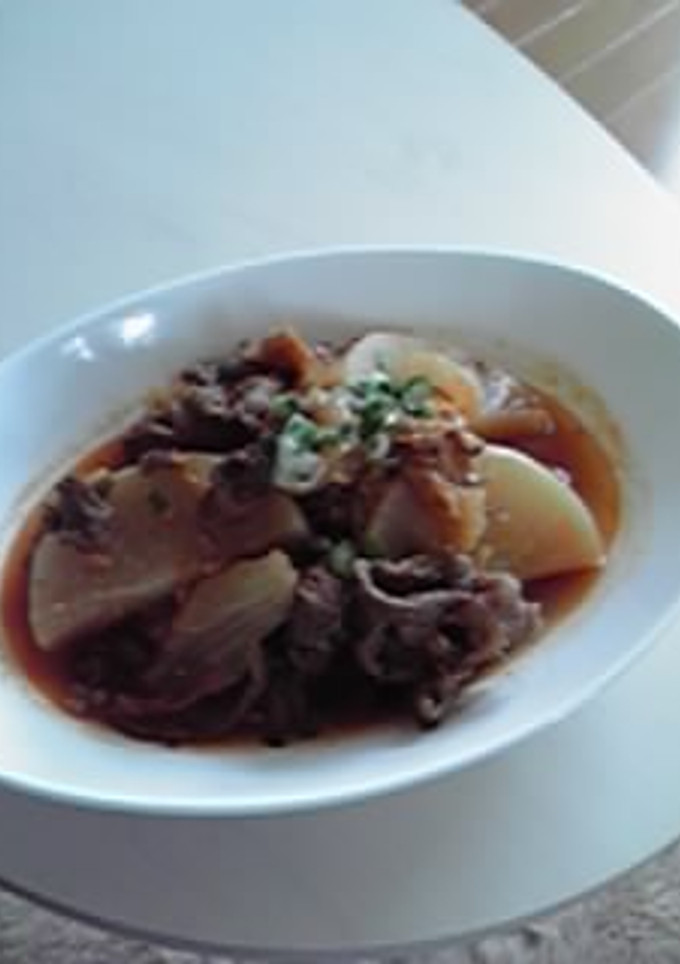 暑いときほど☆大根と牛肉のキムチ煮-レシピのメイン写真