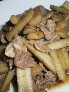 ごぼうと牛肉の甘辛煮-レシピのメイン写真