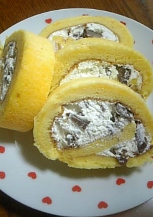 潰れちゃう！？ロールケーキ-レシピのメイン写真