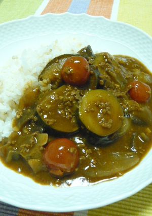★茄子とズッキーニとトマトの夏カレー★-レシピのメイン写真