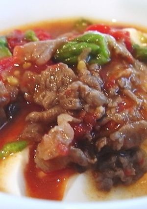 ☆Love離乳食☆牛肉とトマトの冷奴-レシピのメイン写真